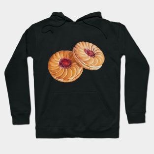 Fruit Creme Cookies painting (no background) Hoodie